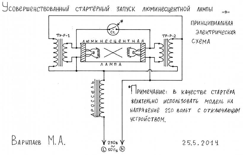 Starter pour lampes fluorescentes - prix et réparation