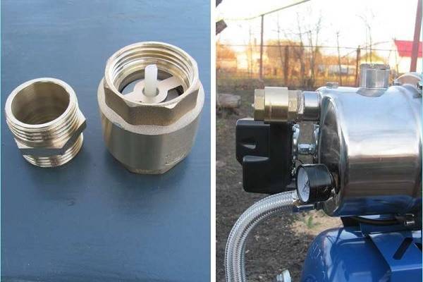 Clapet anti-retour pour l'eau d'une pompe: but et principe de fonctionnement