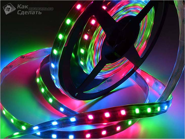 Comment connecter une bande LED: les principales étapes d'installation et de connexion