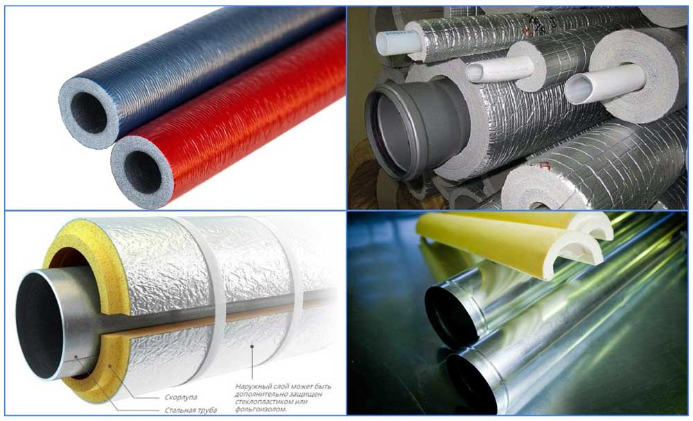 Isolation thermique des conduites d'alimentation en eau - matériaux, méthodes d'application de l'isolation dans le sol et calculs