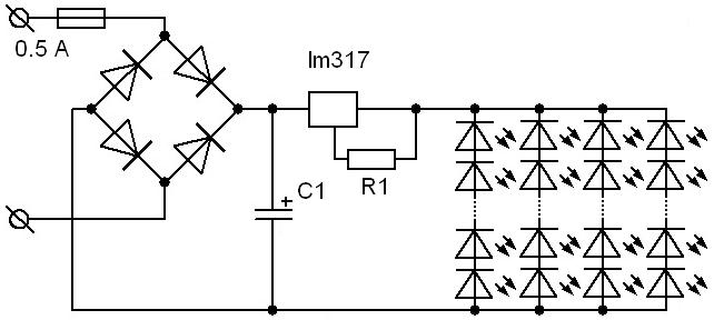 Circuits de lampes LED 220 volts : conseils de réparation