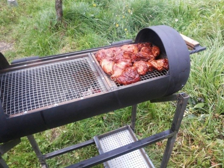 Brasier à faire soi-même à partir d'une bouteille de gaz: instructions et caractéristiques