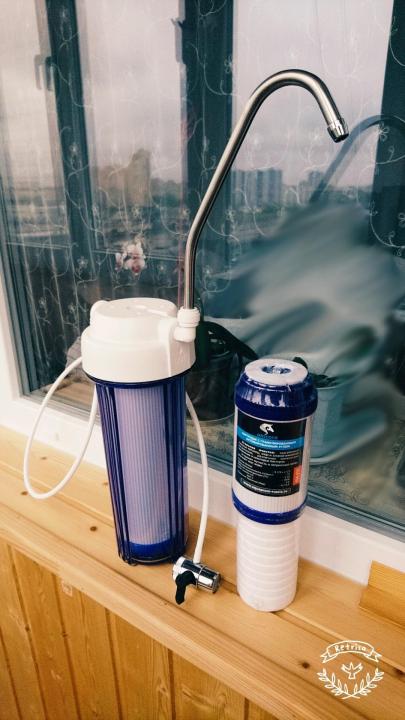 Purification de l'eau d'un puits dans une maison privée et de campagne à l'eau potable à partir de sulfure d'hydrogène, de manganèse, de nitrates et d'argile par osmose inverse, filtration complexe et autres méthodes