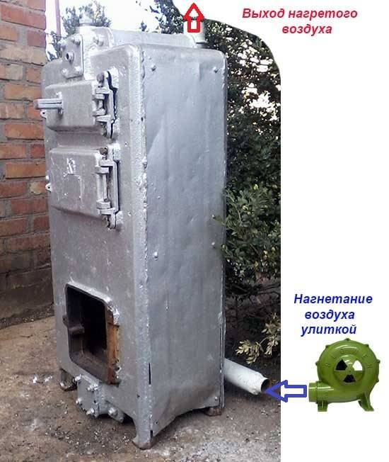 Nous fabriquons un appareil de chauffage fait maison pour le garage en fibre de verre et en fil de nichrome