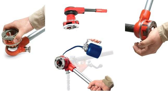 Comment couper un fil sur un tuyau ? outil de coupe, version manuelle pour la coupe, choisissez une machine à fileter et une filière