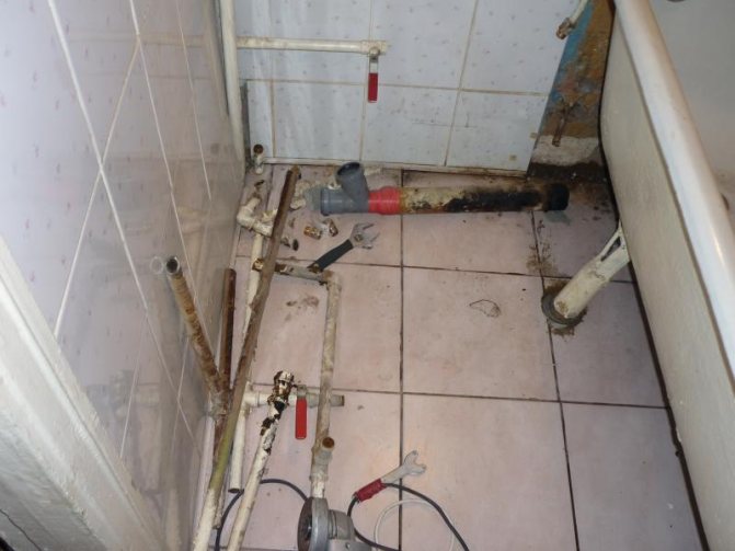 Assainissement à faire soi-même dans un appartement - installation!