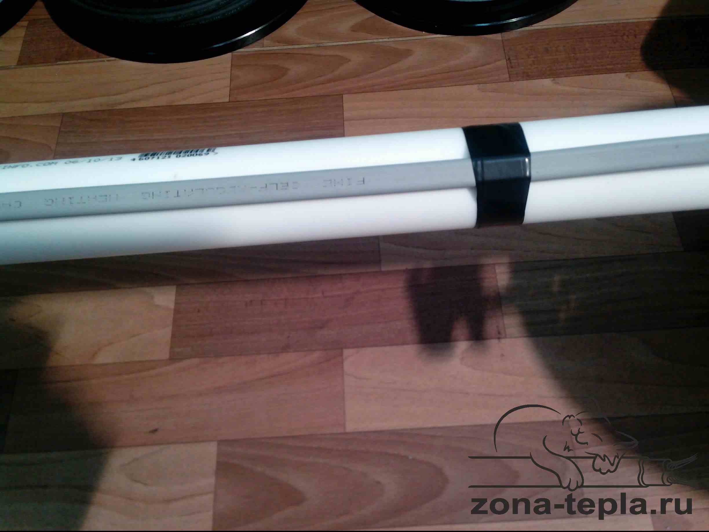 Installation d'un câble chauffant autorégulant pour le chauffage des canalisations