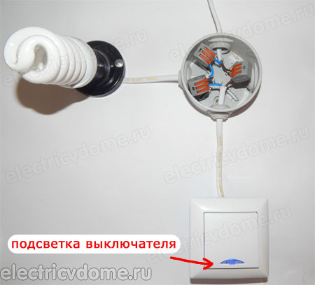 Pourquoi la lampe à économie d'énergie clignote-t-elle lorsque l'interrupteur est éteint ?