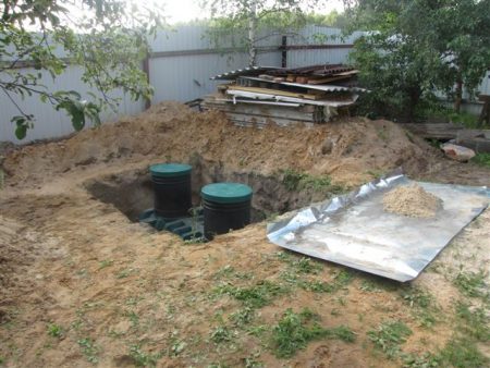 Le principe et le schéma de fonctionnement de la fosse septique "Tank" + installation et installation de cette fosse septique de vos propres mains