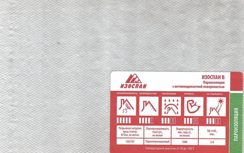 Izospan a, b, c, d: quelle est la différence, les caractéristiques, les nuances d'installation