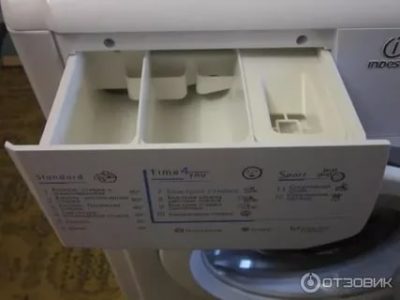 Compartiments dans la machine à laver: nombre et objectif