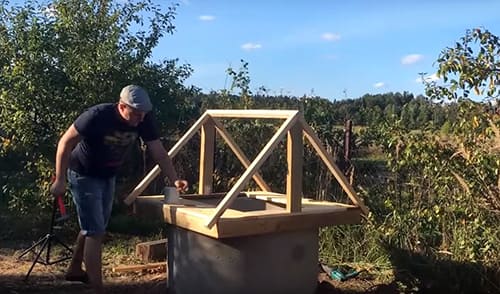 Nous récupérons le revêtement du puits