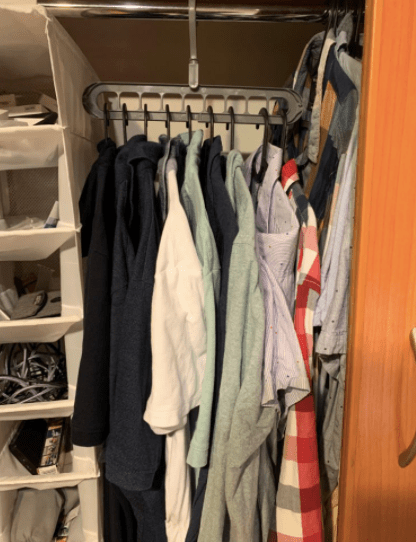 5 secrets du rangement compact et pratique des choses dans le placard