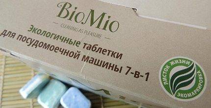 Tablettes Bio Myo (Biomio) pour le lave-vaisselle: avis clients, avantages et inconvénients, règles d'utilisation