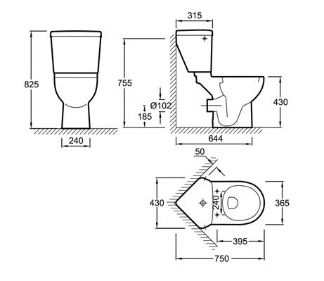 Tout savoir sur les dimensions de la toilette avec un réservoir standard dimensions, volume, poids et critères de choix