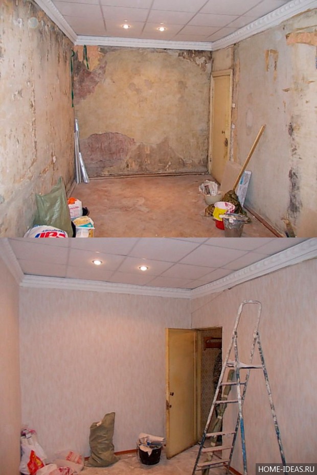 Comment peindre des murs inégaux dans un appartement: comment le faire sans niveler la surface en utilisant du papier peint ou une composition de texture, quels styles sont utilisés?