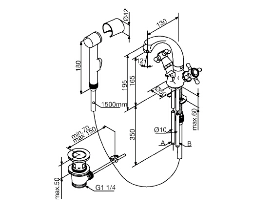 Robinet de bidet : instructions d'installation et de raccordement