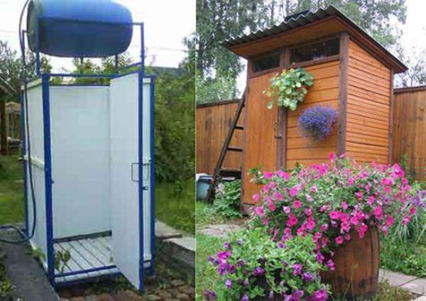 Douche d'été chauffée à faire soi-même: instructions de construction étape par étape