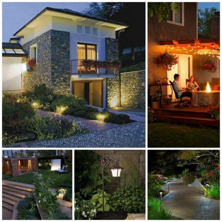 Caractéristiques de l'éclairage décoratif d'une maison de campagne