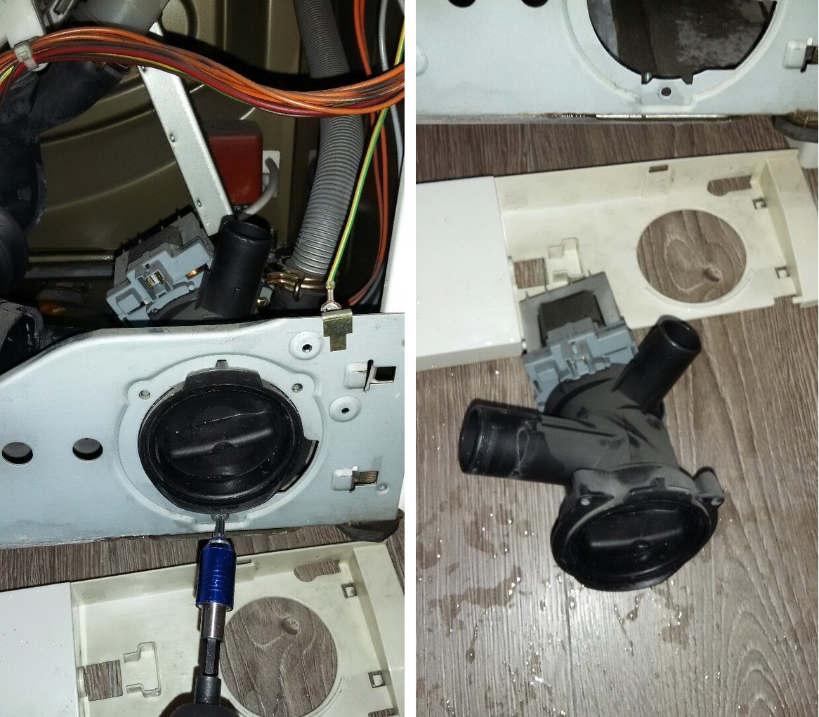 Pompe de vidange pour lave-linge : structure, types et fonctions