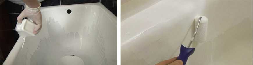 Émaillage d'un bain en fonte, restauration d'émail à faire soi-même - vidéo et photo étape par étape