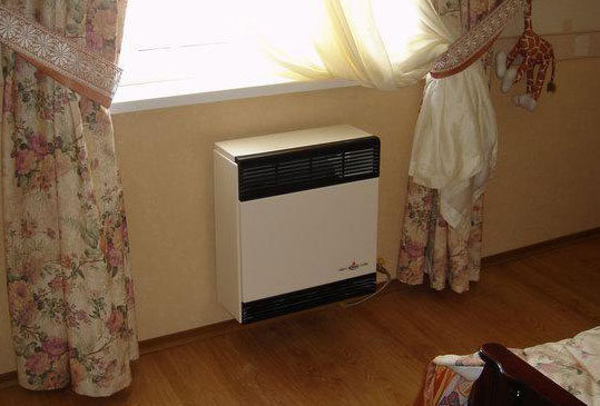 Installation de convecteurs au mur