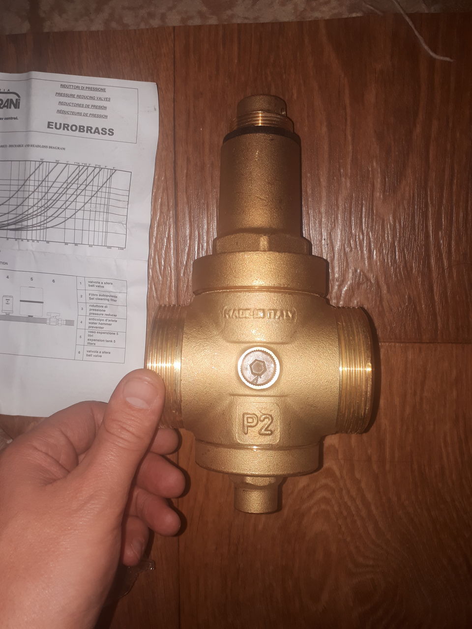 Règles et caractéristiques d'installation d'un réducteur de pression d'eau