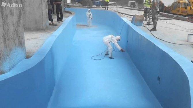 Étanchéité de piscine à faire soi-même : aperçu de la technologie + exemple de travail étape par étape