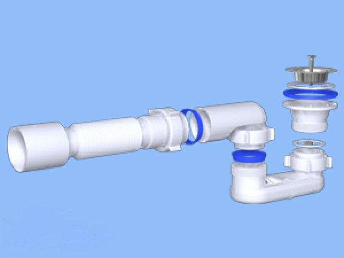 Évacuation de la douche