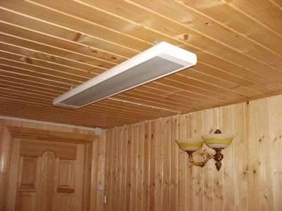 Chauffage infrarouge d'une maison privée