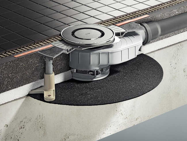 Siphon à faire soi-même pour cabine de douche avec bac bas