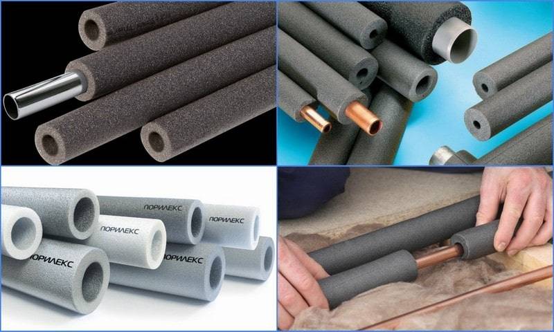 Isolation de l'alimentation en eau à faire soi-même dans une maison privée - choix du matériau et méthode d'isolation