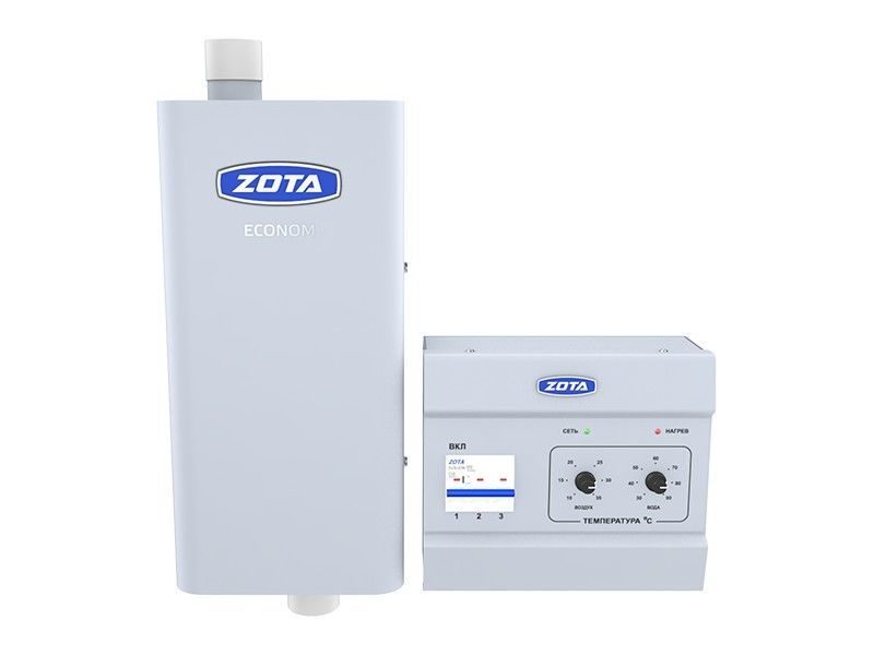 Mode d'emploi de la chaudière électrique zota. systèmes de chauffage pour les maisons de campagne et de campagne