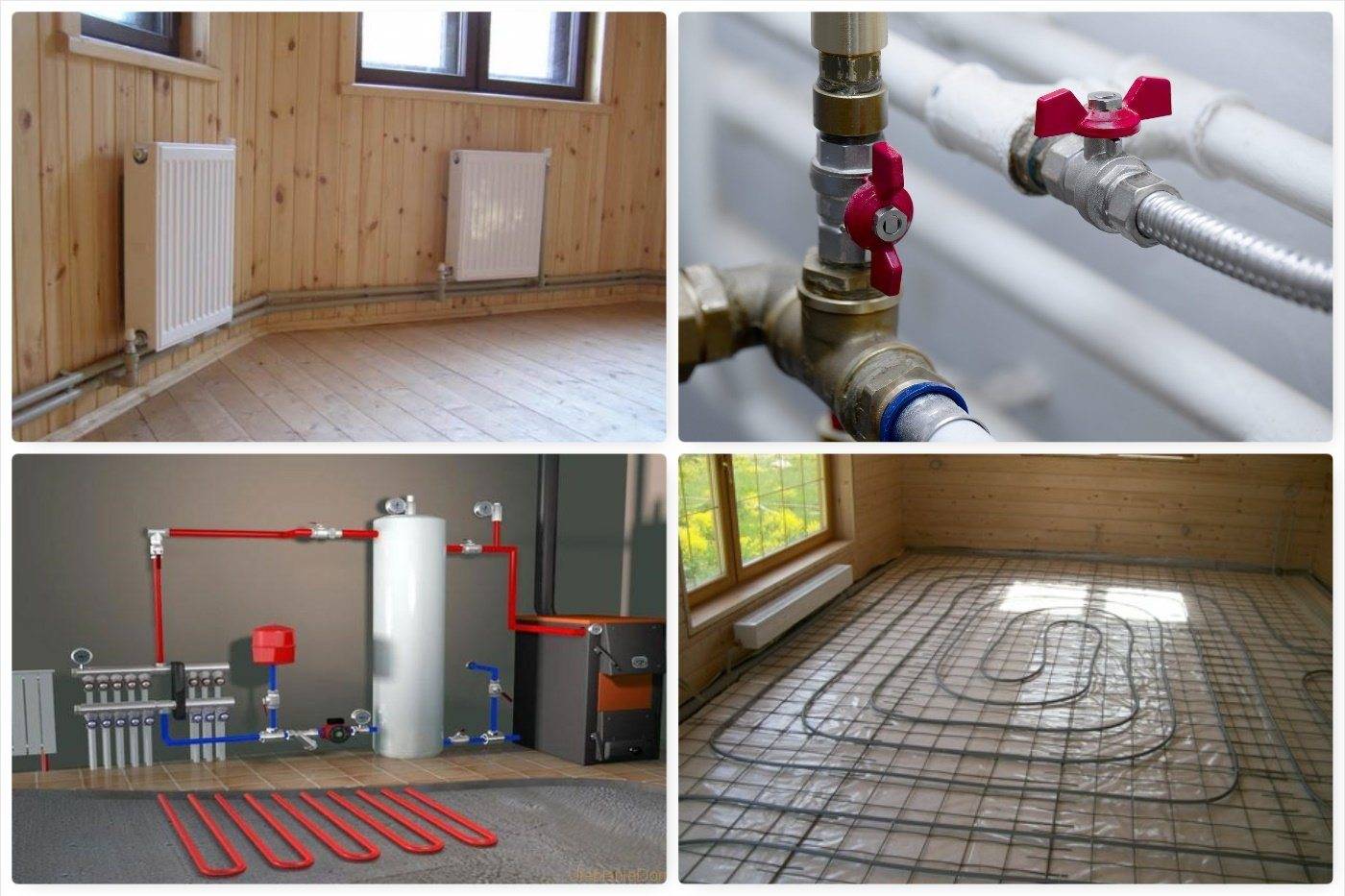 Chauffage à faire soi-même d'une maison privée schémas de systèmes de chauffage, installation