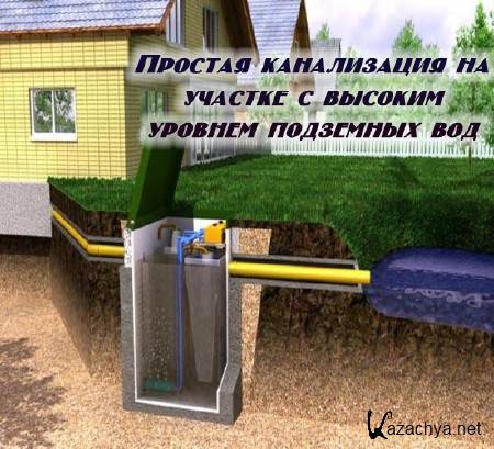 Quel type de fosse septique est nécessaire avec un niveau élevé d'eau souterraine ?