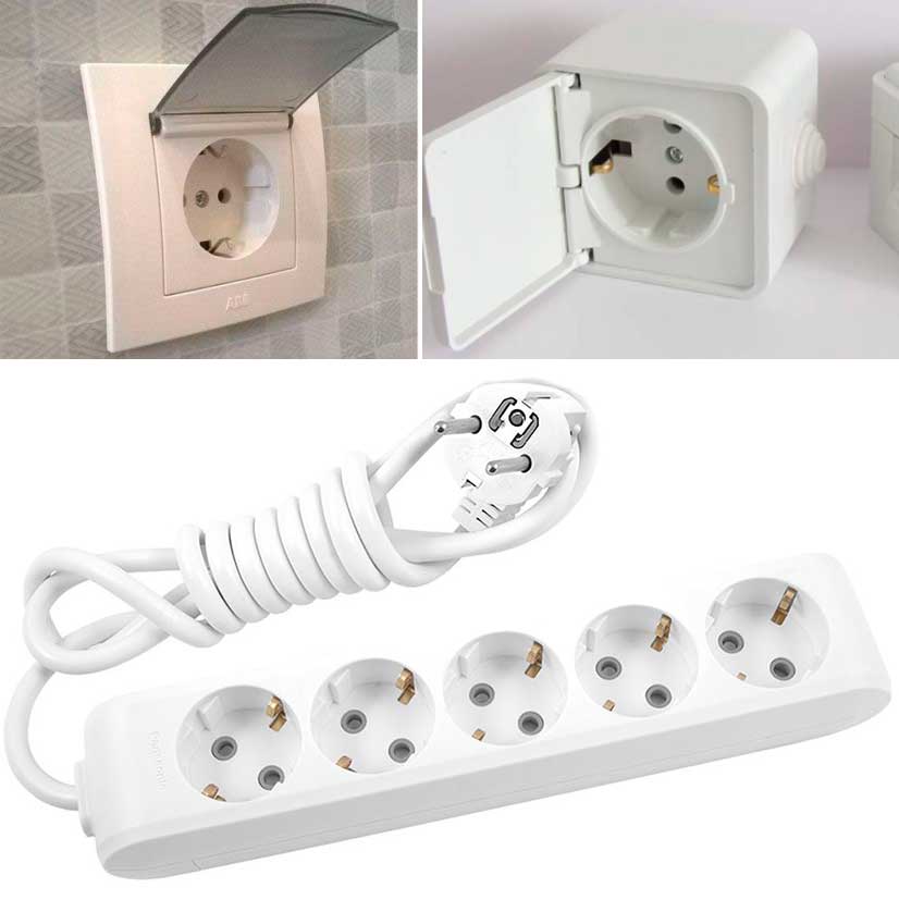 Prises étanches : choisir le type d'appareil résistant à l'humidité - point j