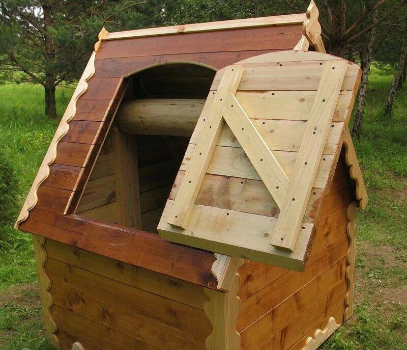 Maison pour un puits: variétés, matériaux de création, schéma de construction, technologie de construction