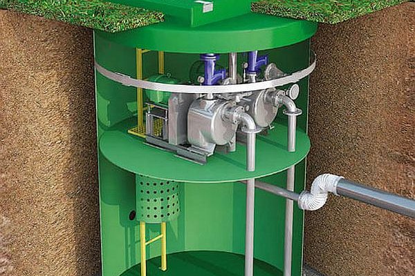 Stations de pompage des eaux usées