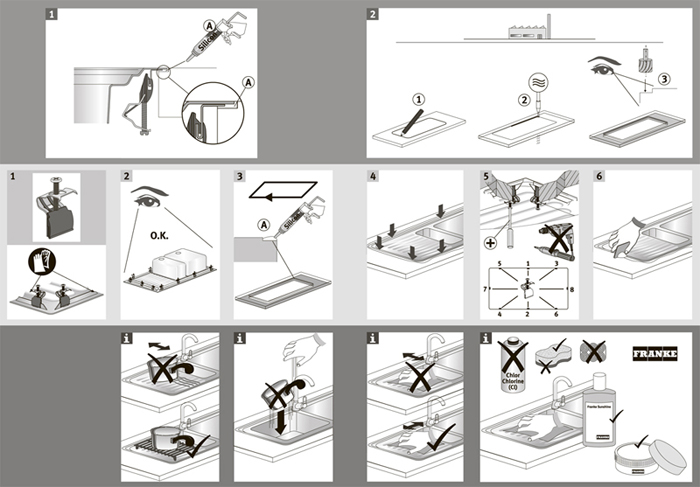 Évier suspendu sur le comptoir de la salle de bain: types et installation