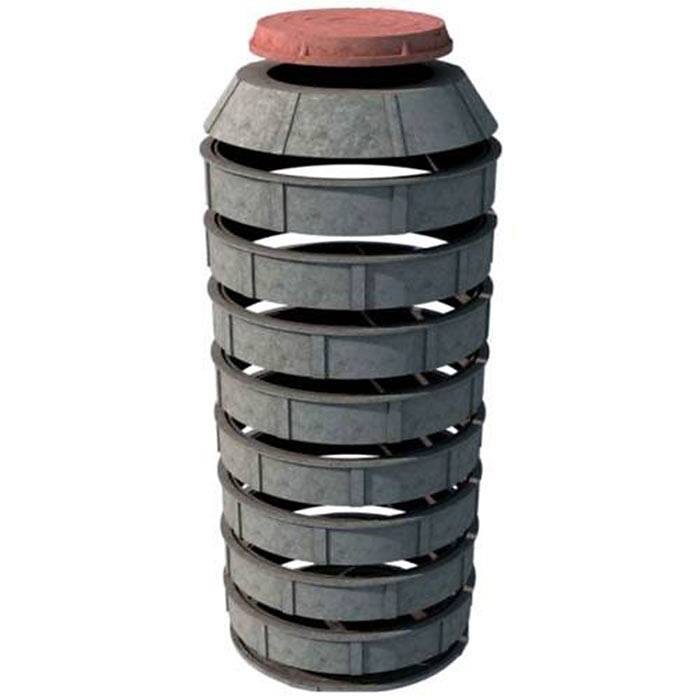 Insert en plastique dans le puits : instructions d'installation étape par étape