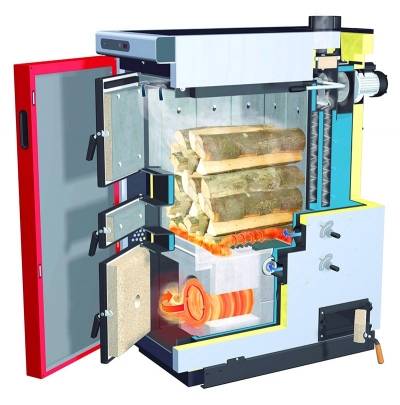 Vue d'ensemble de la chaudière à granulés "Svetlobor"