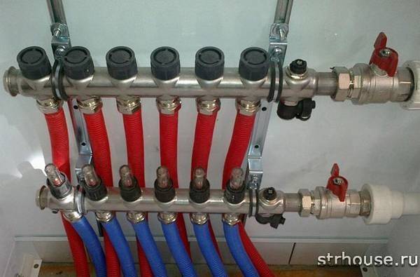 Peigne de distribution du système de chauffage: objectif, principe de fonctionnement, règles de connexion