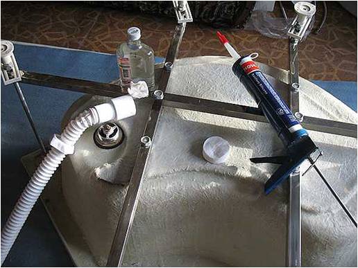 Cabine de douche carrelée: instructions de construction étape par étape