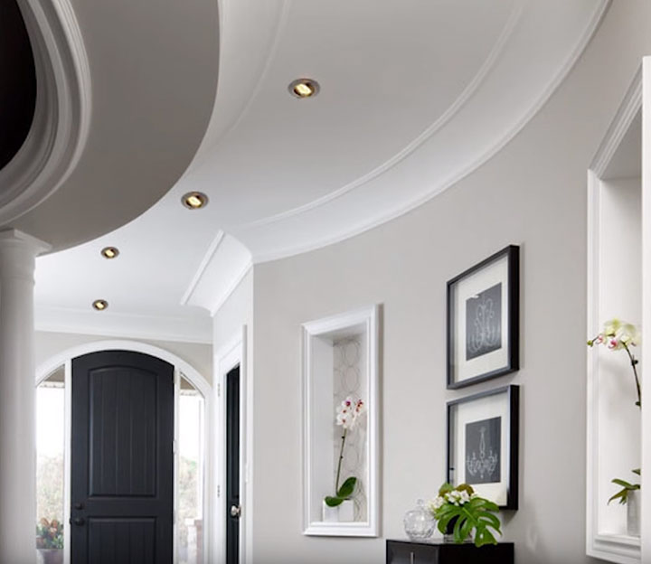 Ampoules pour plafonds tendus: règles de choix et de connexion + dispositions des lampes au plafond