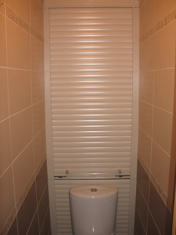 Placard dans les toilettes derrière les toilettes (30 exemples avec photos)