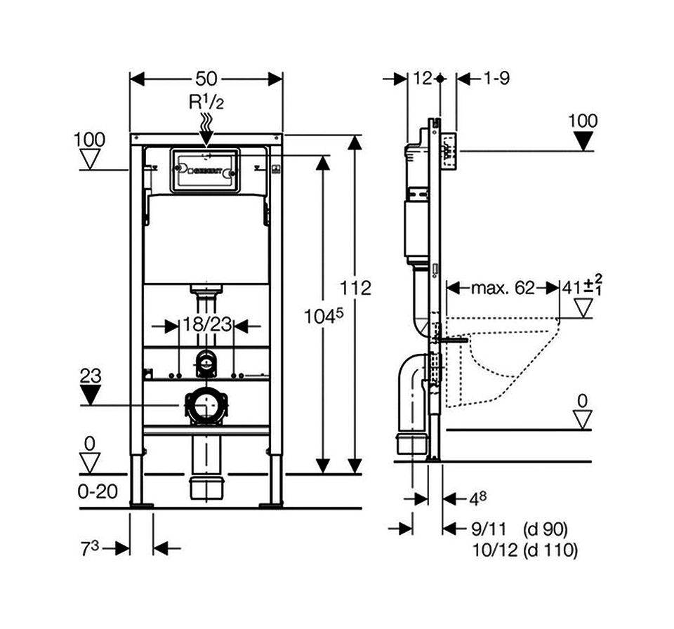 Installation d'installation de toilettes à faire soi-même