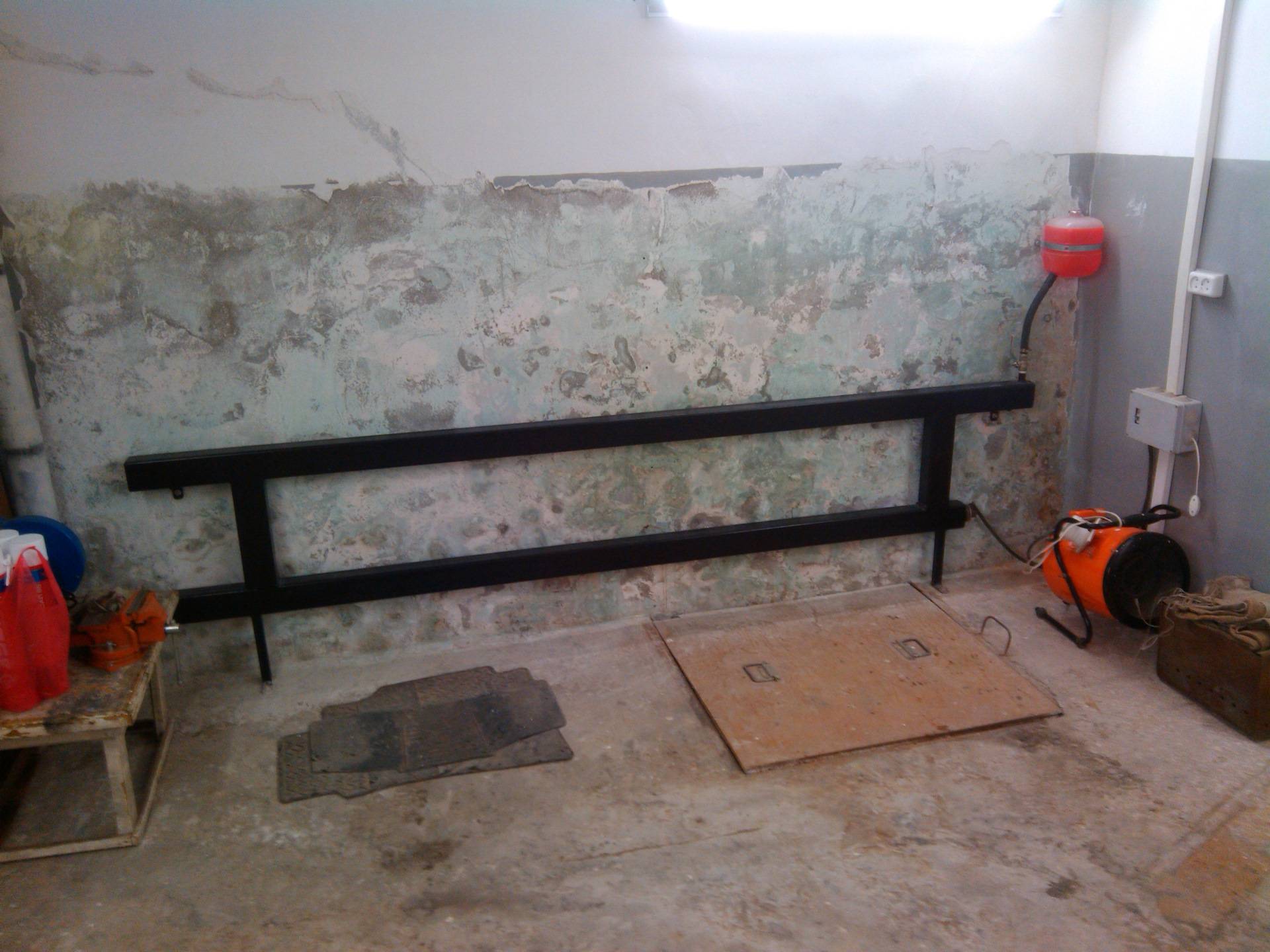 Chauffage électrique du garage