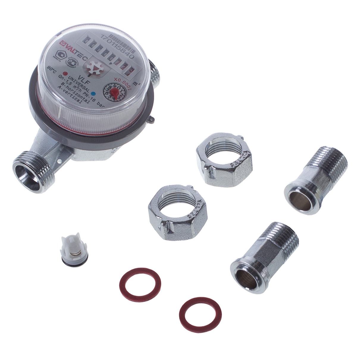 Dispositif de compteur d'eau. photo du compteur démonté