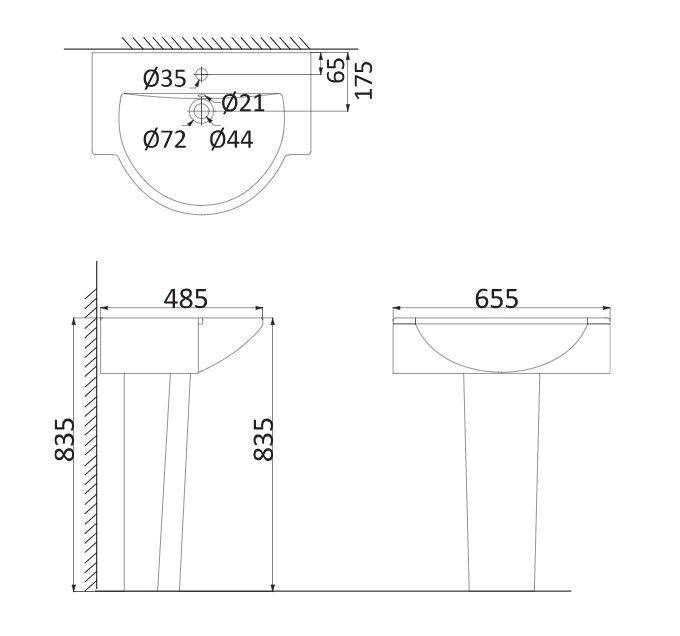 Hauteur du lavabo de la salle de bain : normes et meilleurs schémas de câblage
