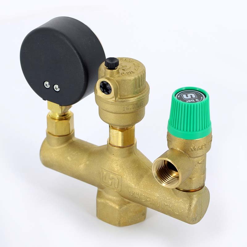 Groupe de sécurité pour le chauffage: en quoi consiste-t-il, installer de vos propres mains une structure avec un vase d'expansion dans un système fermé